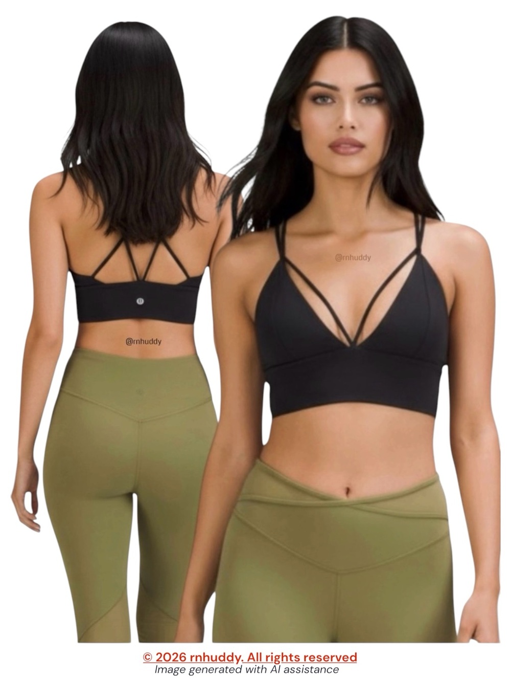 Lululemon size 2 black Pushing Limits Bra